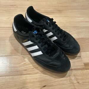 Adidas Samba Black and White Men's Shoes